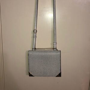 Black and white purse